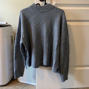 Madewell light blue sweater - cashmere